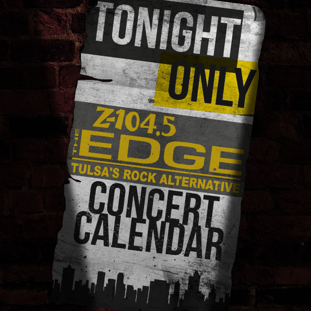 Edge Concert List Poster